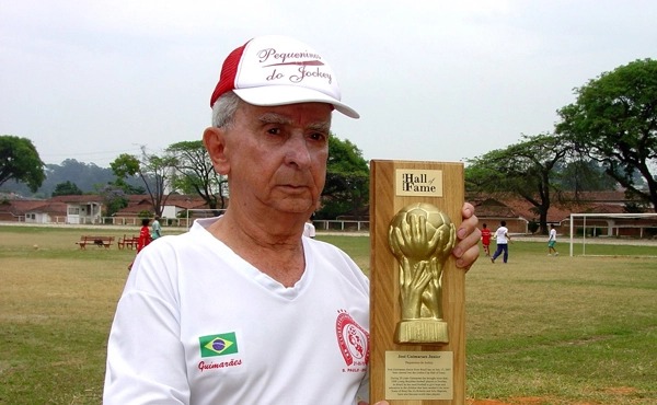 Jos� Guimar�es J�nior, 92, o Guima do Clube Pequeninos do Jockey