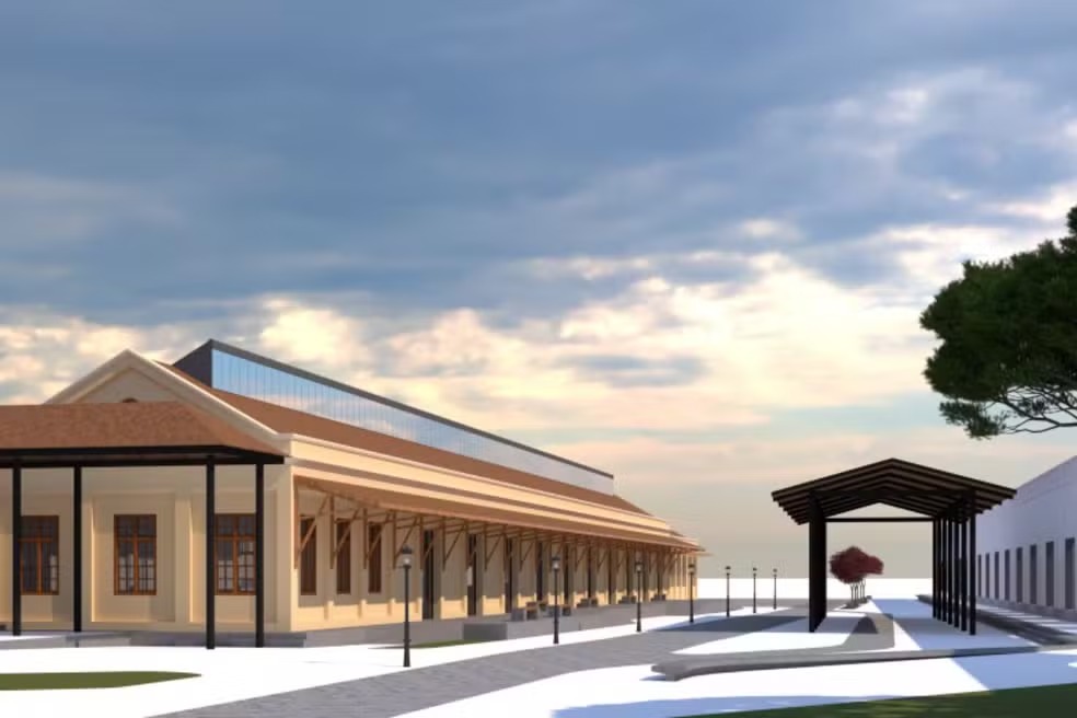 Armaz�m no Valongo ser� restaurado por R$ 12,9 milh�es e vai abrigar o Museu Ferrovi�rio de Santos