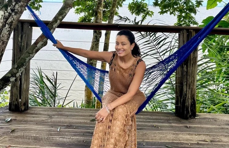 Daniela Filomeno, da CNN, faz imers�o pelo rio Tapaj�s e Amaz�nia Paraense
