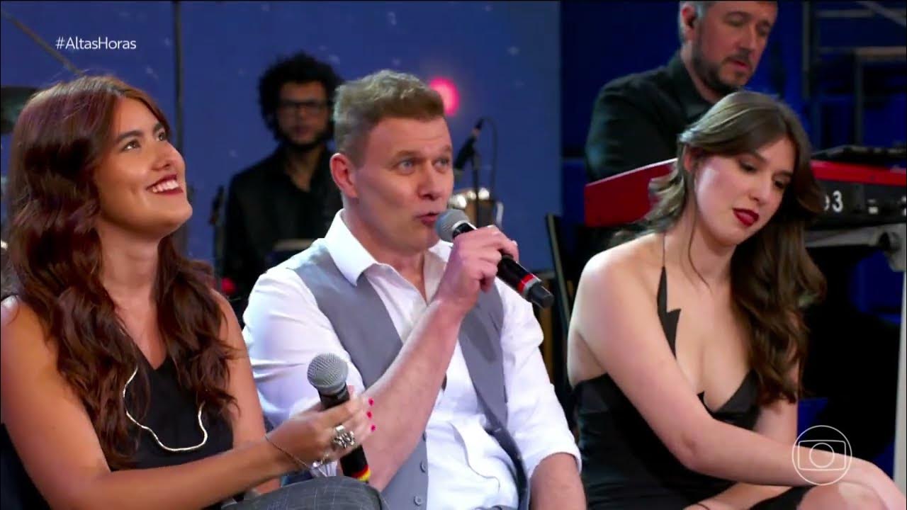 Jo�o Suplicy canta com as filha Ana Lu�za e Laura no programa Altas Horas