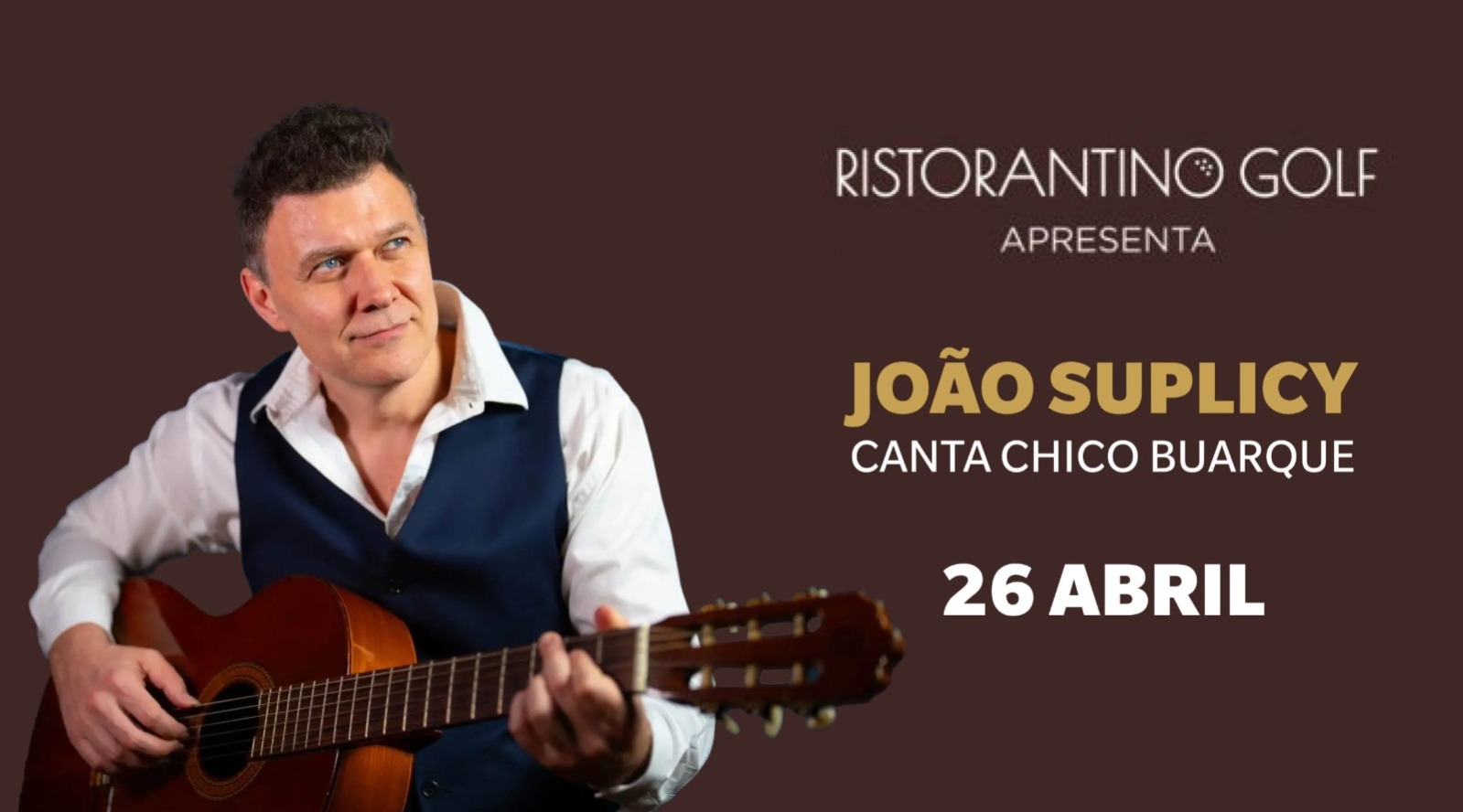 Com homenagem a Chico Buarque, Jo�o Suplicy se apresenta neste s�bado no Ristorantino Riviera